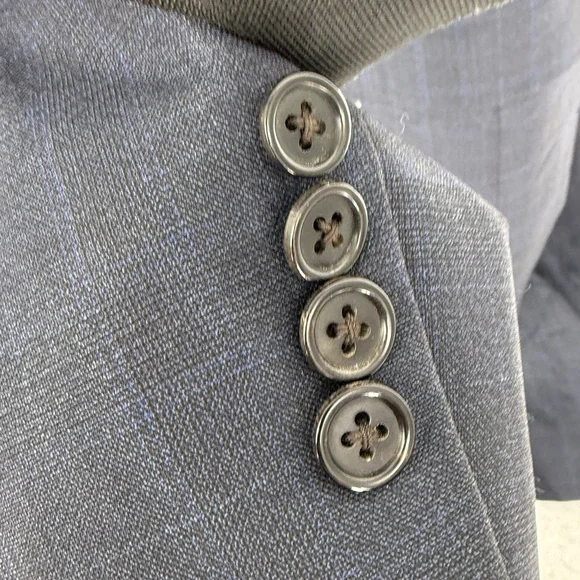 Hickey Freeman Loro Piana Tasmanian Super 150 Full Suit 46L 40x30 Pants Jacket